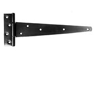 350mm 14" Medium Duty Tee Hinges - Black