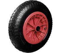 350mm (14") Pneumatic Wheel with 25mm (1") Centre & 16mm (5/8") Reducer Bushes for Wheelbarrow/Truck/Trolley 3.50-8 Wheelbarrow Wheel