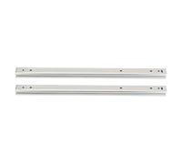 350mm Full Extension Ball Bearing Drawer Slides3Fold NonDetachable Steel Side Mounts for Gaming Machines & Electronics 2Pack