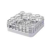 350mm Open Undercounter Glasswasher Basket for Washing Barware, Beer Glasses, Wine Glasses and Stemware | Capacity: 12-pint glasses L350 x W350 x H125mm