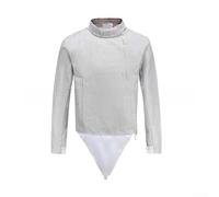 350N Conductive Metal Lame Vest for Fencing Training and Competition Featuring Optimized Coverage and Wire Connection Friendly Collar (58#)