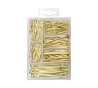 350Pcs Hardware Nails Assortment Set Picture Hanging Nails Iron Wall with Box for Hanging Picture Craft Projects Wall with Storage Box