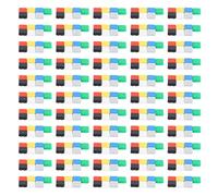 350Pcs Push Button Switch Caps, Tactile Momentary Switch Caps, Square Straight Key Design with 7 Colors, Durable ABS Material for Industrial Controls and Electronic Projects