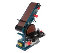 350W Bench Belt & Disc Sander 390mm Belt & 150mm Discs Mitre Metal Grinder Kit