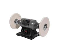 350W Bench Buffer Polisher 8in Benchtop Jade Jewelry DIY Removing Rust Polishing Machine Acrylic Metal Grinding