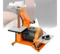 350W Benchtop Belt Sander, 130mm Square Saw Band Workbench, Freely Adjustable From 0 To 45°, Motor Speed 2950r/min, Abrasive Belt Line Speed 13.5m/s, for Sharpening/Forming/grinding/finishing Surfaces