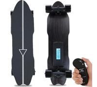 350W Electric Skateboard,Pro Mountain Longboard-4-Speed Remote,20/25km/h Top Speed,8/15km Range,7 Layers Maple w/All-Terrain Off Road Wheels,330lb Capacity for City Riding & Commuting A8km