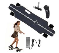 350W Electric Skateboard,Pro Mountain Longboard-4-Speed Remote,20/25km/h Top Speed,8/15km Range,7 Layers Maple w/All-Terrain Off Road Wheels,330lb Capacity for City Riding & Commuting B15km