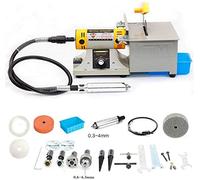 350W Mini Jewelry Polishing Buffer Machine with Lathe & Polisher Tool Kit, Jade Cutter, 220V Multi-Purpose Cutting and Polishing Equipment