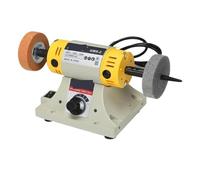 350W Stone Polishing Machine, Jade Jewelry Bench Lathe Machine for DIY Woodworking, Jade Cutting Machine Grinder Stone Grinding Equipment(Green set)