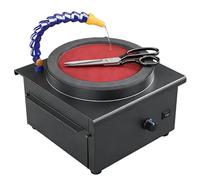 350W Wet Dry Bench Sander,Electric Knife Sharpening Machine With 7 Speeds Adjustable,Forward And Reverse,Adjustable Water Flow,150mm Grinding Disc Diameter,for Scissors Metal Working