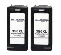 350XL 351XL Ink Cartridge Replacement Compatible With Hp 350 351 D4200 C4480 C4580 C4380 C4400 C4580 C5280 C5200 C5240 Printer(2BK)