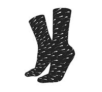 351 Boot Socks 40cm Sperm Where Ova The Rainbow In Charcoal Ladies Socks Thick Patterned Socks Striking Ski Sock For Halloween, Teenager, Great Gift