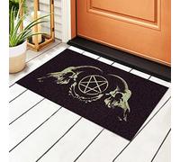 351 Door Mat Indoor 40X60Cm Satanic Occult Satan Wiccan Art Floor Door Mat Machine Washable Barrier Mat Absorbent Floor Mat For Garden, Entrance, Bedroom