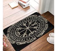 351 Indoor Door Mat 40X60Cm Vikings Norse Mythology Pagan Symbol Doormat Creative Floor Mat Non-Slip Door Mat Indoor For Bedroom, Home, Garden