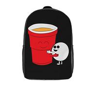 351 Sports Bag Party Beer Pong Hug Adult Backpacks Resistant Children'S Backpack Durable School Bag For School, Travel, Work, 43X32X14Cm