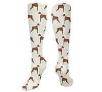 351 Thick Socks Boxer Dog Dogs Boxer Long Socks Warm Golf Socks Multi Coloured Work Socks 50Cm For Christmas, Hiking, Teenager