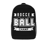 351 Travel Bag Ball Sport Bocce Book Bag Resistant Students Bookbag Durable Sports Bag For Work, Camping, Travel, 43X32X14Cm