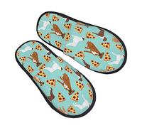 351 Womens Mens House Slippers Boxer Dog Ladies House Slippers Winter Furry Slippers Casual House Slippers, For Indoor Outdoor, Gifts, Men, L