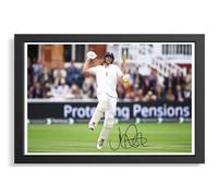 (355) Joe Root England Cricket Legend Signed Framed Autograph Signature A4 (21 X 297 CM) Art Work Wall Art Display (REPRINT) #####