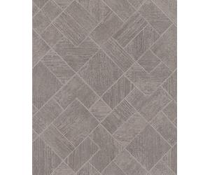 35511-Odyssey Tile Brick Stone Silver Grey Galerie Wallpaper
