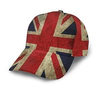 357 Vintage United Kingdom Union Jack Flag British Baseball Cap Idea Dad Hat Unisex Snapback Classic Sun Visor for Boys Girls, Women Man, M