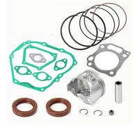 357cc 4 Cycle Engine Rebuild Kit With 0 25mm Oversize Piston Rings Gaskets Seals Compatible With CART MOTOR Models G21 G22 G23 G27 G28 YDRA 00-13 Small Engine Parts