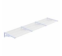 (358.5 x 90 cm) vidaXL Door Canopy Porch Canopy Awning Grey and Transparent Polycarbonate