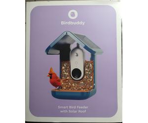 [£359] Bird Buddy 2.0 Smart Camera Bird Feeder with Solar Roof - Blue