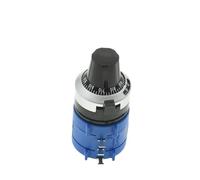 3590S-2 3590S Series Multiturn Potentiometer 10 Ring Adjustable Resistor+1PCS Turns Counting Dial Rotary 6.35mm Knob(50K Ohm)