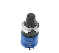 3590S-2 3590S Series Precision Multiturn Potentiometer 10 Ring Adjustable Resistor+1PCS Turns Counting Dial Rotary 6.35mm Knob(10K Ohm)