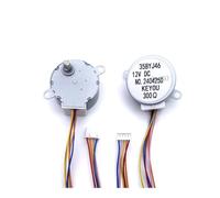 35BYJ46 300 ohm Stepper electronic starter DC 5V 12V 24V Permanent magnet Gear small stepper electronic starter Humidifier repair (10MM shaft) MQXFCZUX(12V-24V 300 ohms)