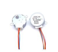 35BYJ46 DC 5V 12V 300 ohms 24V Step Permanent,agnet Gear electronic starter Small Stepper Humidifier Repair Parts EKFBQBGW(17MM shaft,24V 300 Ohms)