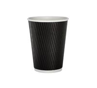 35cl Black Ripple Cup (500 Pack)