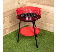 35cm (14") Round Metal Garden Barbecue with Windshield & Shelf - Samuel Alexander | TJ Hughes