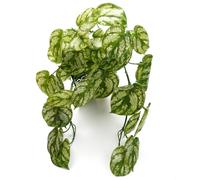 Leaf Design Artificial Hanging Plants, 35cm Light Green