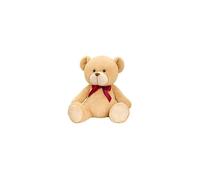 Keel Toys Barney Bear White With Red Ribbon. 35cm Suitable From 1 year