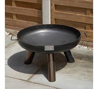 35cm Black Steel Primo Caldera Outdoor Garden Fire Pit