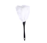 35cm Feather Duster Dust Brush Anti-Static Cleaning Brushes Decorations Computer Keyboard Supplies for Bedroom Bathroom White