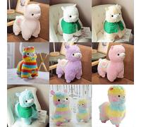35cm Llama Stuffed Animal Large Doll Plushie Hug Pillow Soft Plush Toy Cute Cartoon Animal Doll Super Soft Stuffed Toy Great Gifts Tw Saddle Purple...