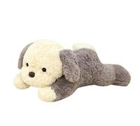 35cm Soft Cartoon Puppy Plush Toy Stuffed Dog Plush Doll, Smiling Lying Dog Pillow Plush Animal Doll for Kids, Cute Bed Cushion Toy for Boys and Girls