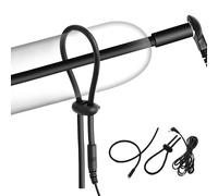35cm Super Long Silicone BDSM Electric Shock Urethral Dilator Plugs＆Penis Ring Set, Male Masturbation Rod Penis Urethra Plug E-stim Catheter Prostate Stimulator Delay SM Sex Toy for Men Gay (6mm)