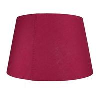 35cm Tapered Drum Lampshade - 14 Colours, Dual Shade Ring, Ceiling Pendant or Table/Floor Lamp Shade, Easy Fit, Modern Fabric Light Shade - (Burgundy)