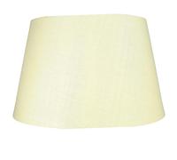35cm Tapered Drum Lampshade - 14 Colours, Dual Shade Ring, Ceiling Pendant or Table/Floor Lamp Shade, Easy Fit, Modern Fabric Light Shade - (Cream)