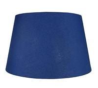 35cm Tapered Drum Lampshade - 14 Colours, Dual Shade Ring, Ceiling Pendant or Table/Floor Lamp Shade, Easy Fit, Modern Fabric Light Shade - (Navy)