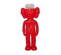 35CM XX Eye Sesame Street Doll,Sculptural Statue for Home Display Case Toy Ornament Doll Model Easy To Decorate(Red)