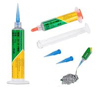 35g Syringe Tin Solder Paste Leaded Sn63pb37 Melting Point 183 ℃,Needle Tube Maintenance Solder Paste,for Electronics PCB Ic Cellphone CPU Led Repairing (1)