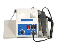 35K RPM Micromotor Polisher, Lab Micro Motor with Polishing Handpiece & Foot Pedal, Adjustable Speed, for Jewelry Silicone Glasswork Woodcarving Artware