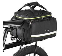 35L Bike Storage Bag Double Side Pannier Bags,Waterproof Cargo Rack Pack Saddle Bag Shoulder Bags with Rain Cover for Riding ,Multi-function Bicycle Rear Seat Trunk Panniers Pouch Cycling Accessories