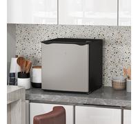 35L Tabletop Freezer with Adjustable Temperature Wire Shelf Silver HOMCOM Silver One Size